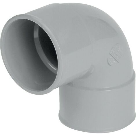 Coude PVC Vidange 90° Femelle Femelle Ø63