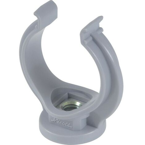 Nicoll – Collier de fixation murale PVC 40 mm – Fixation pour tubes d'évacuation – Installation facile sur murs et plafonds – Amortissement des bruits