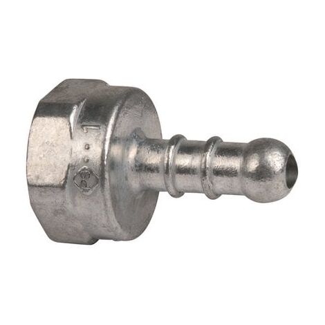 Gurtner – Tétine gaz butane droite 10mm – Raccord 1/2' (15 x 21 mm) en laiton – Pression max 500 mb – Joint d'étanchéité inclus