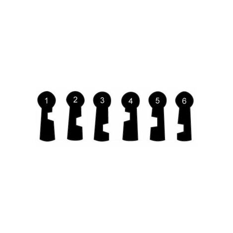 Thirard – Clé PDT Larder Saphir N°5 – Taille 30/40mm – Protection renforcée – 3 clés – Type clé : PDT – 5 goupilles pour sécurité accrue