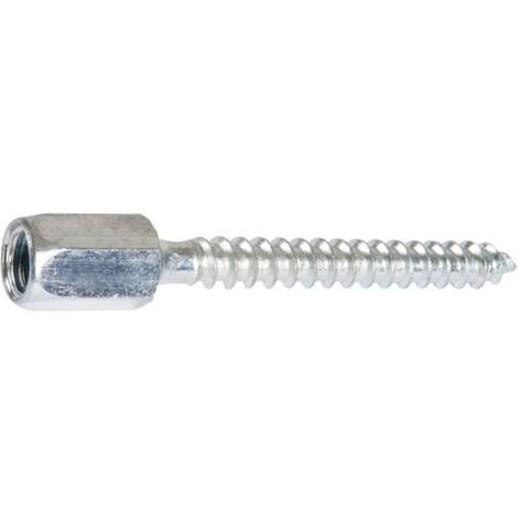Ing Fixations – Piton de rénovation femelle M8 – Longueur 50mm – Boîte de 100 – Finition zinguée pour résistance à la corrosion
