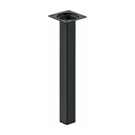 pied regula noir mat 150mm