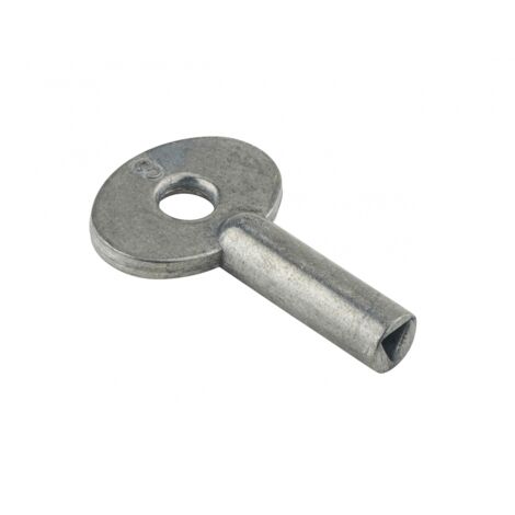Thirard – Clé triangulaire pour cadenas d'artillerie – Laiton massif – Anse en acier zingué – Ouverture 5,7 mm – Utilisation robuste