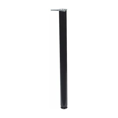 pied met.noir        1100mm/76