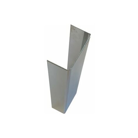 embout plinthe inox 150mm