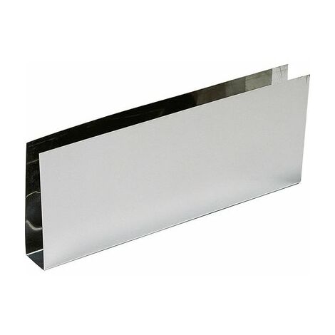 plinthe u inox ht.150mm   l730