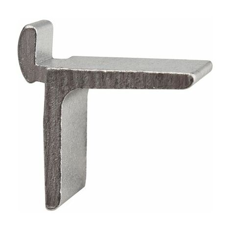 Monin – Taquet crémaillère aluminium brut – Dimensions 21,8 x 21,8 mm – Compatible systèmes de fixation – Pour applications intérieures et extérieures