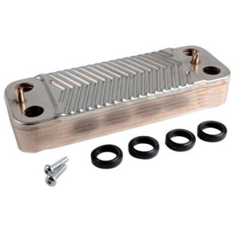 Echangeur thermique 12 plaques – Poids 840g – Compatible chaudières Saunier Duval – Efficacité énergétique améliorée - S1016600