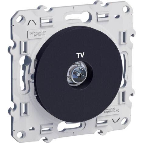 Schneider Electric   S540445   ODACE PRISE TV ANTHRACITE VIS