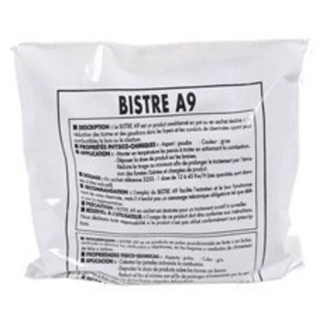Ramonage chimique bistre A9 - sachet 450 gr - Progalva