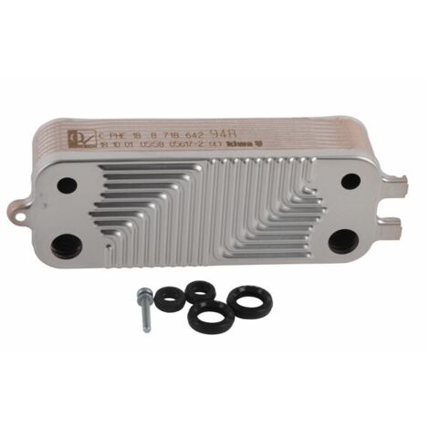 Elm Leblanc – Échangeur thermique 265mm x 120mm – 1 plaque – Poids 1.143kg – Compatible chaudières MEGALIS et MEGALIA – 87186429480