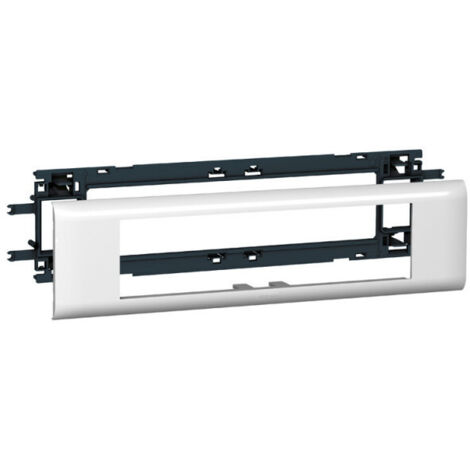 Support Legrand MOSAIC Pour Goulotte DLP – Couvre 65mm, 6 Modules, Blanc, Neuf (boîte Ouverte)