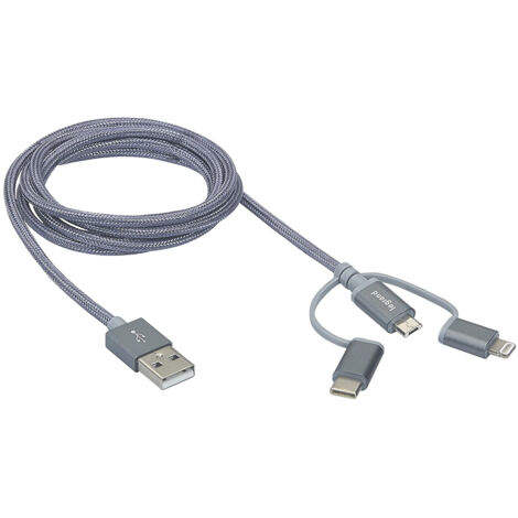 Câble Splitter USB 2.0 - 1 Mâle Vers 3 Femelles - 30 Cm, 5V/3A - Pour étendre Les Ports Sur PC, Voiture, Charge Multiple