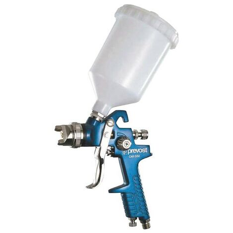Prevost – Pistolet à peinture pneumatique par gravité CAR G04 HVLP – Branchement réseau d'air comprimé – Pulvérisation haute qualité