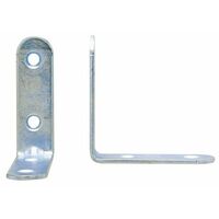 AFBAT - Equerre chaise 5 x1.8 l.50mm zingué blanc sachet de 25
