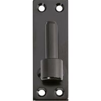 Torbel – Gond de porte sur platine – Acier cataphorèse noir – Ø16mm – Trous fraisés pour installation rapide – Pour volets en bois et métal