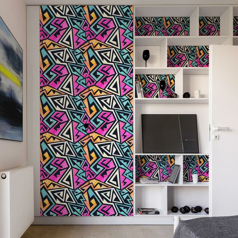 Kina Pellicola adesiva African Style per mobili e pareti 40x200 cm