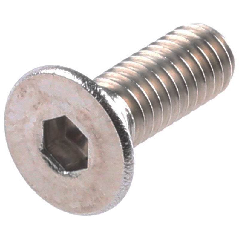 Vis à six pans creux, M6 x 10mm, tête Vis fraisée à tête creuse hexagonale, en Acier Inoxydable ( Prix pour Sachet de 50 )