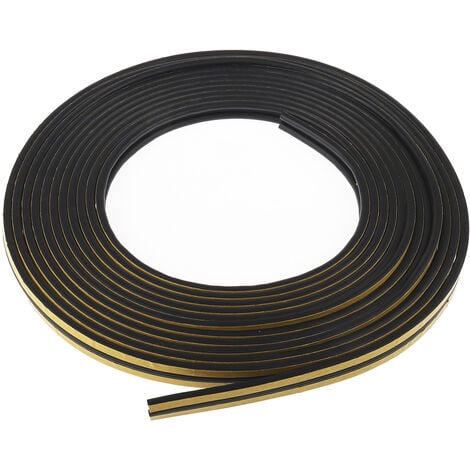 Joint d'étanchéité RS PRO en EPDM noir, 20m x 6 mm x 9mm ( Prix pour Bobine de 20 Mètres )