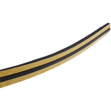 Joint d'étanchéité RS PRO en EPDM noir, 20m x 6 mm x 9mm ( Prix pour Bobine de 20 Mètres )