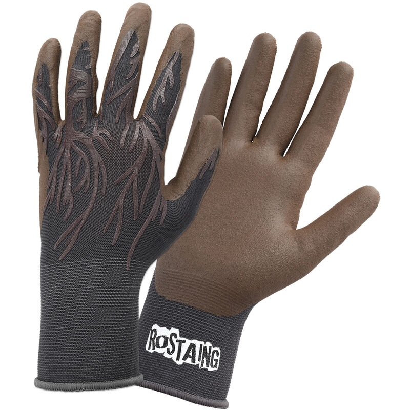 Rostaing Rootsit10 Guantes de finos ultra resistentes la talla 10 color y gris trabajo