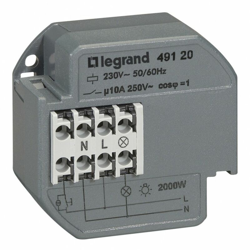 Relé de impulsos unipolar LEGRAND 10 A Legrand