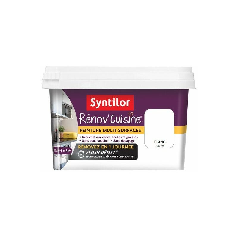 Pintura para suelos de interior Renov SYNTILOR, blanca, 2 l SYNTILOR