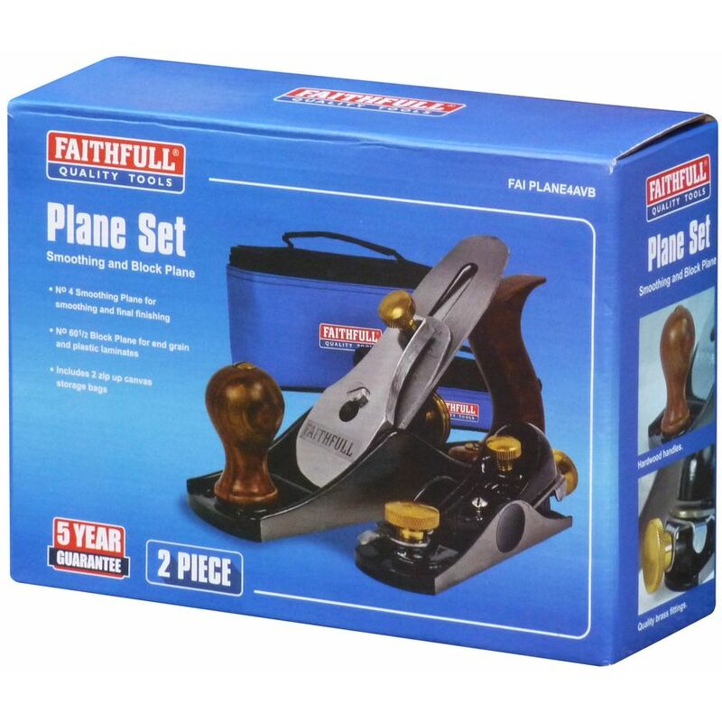 Juego de 2 aviones en estuche Faithfull
