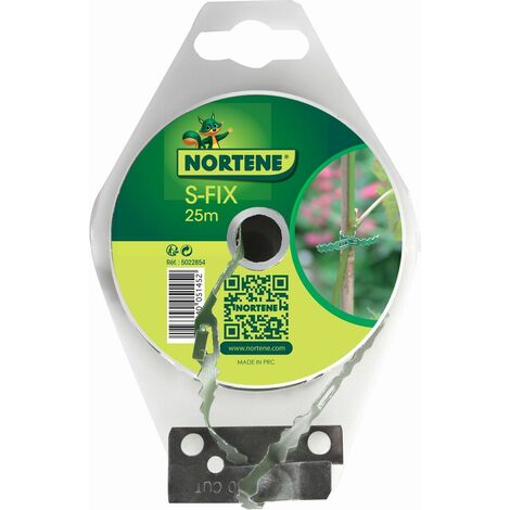 Eslabón de acero plastificado "S-Fix" - 25 m Nortene