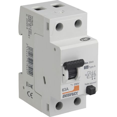 Interruptor diferencial tipo A DEBFLEX 63 A DEBFLEX