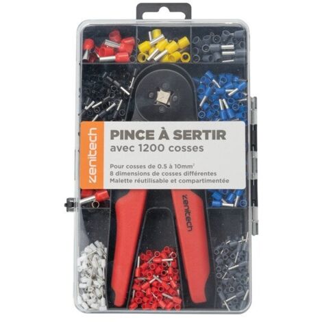 Lote de 1200 terminales con pinza de crimpado, ZENITECH ZENITECH (1/3)