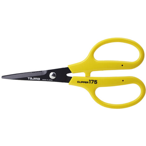 Tijeras de precisión tipo "clipper" con hojas dentadas de 175 mm - Hojas rectas dentadas - Hojas de 60 mm TAJIMA (1/2)