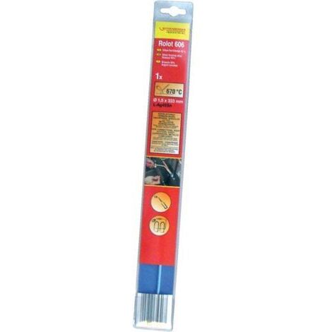 Soldadura de plata recubierta al 40% 333 mm Rolot 606 ROTHENBERGER ROTHENBERGER