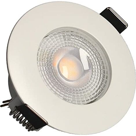 Conjunto de 3 Focos fijos de empotrar blanco Módulo RUBY 5W 400lm Blanco Cálido Arlux Lighting (1/5)