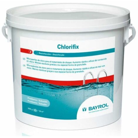 BAYROL Chlorifix cloro de choque para piscina granulado 5 kg BAYROL