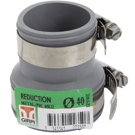 Manguito de compresión de PVC, hembra / hembra, D40/32 Girpi