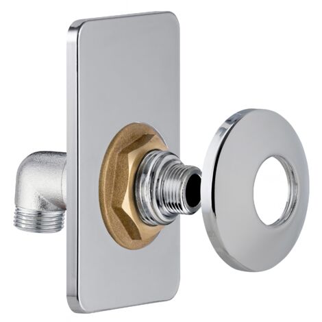 Placa WC universal easyfix para atornillar 15x21 QUICK PLOMBERIE (1/5)