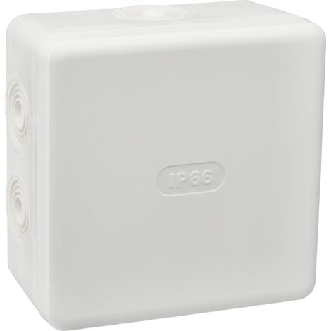 Caja de conexiones estanca - 115x115xp60 blanco - IP66 DEBFLEX (1/4)