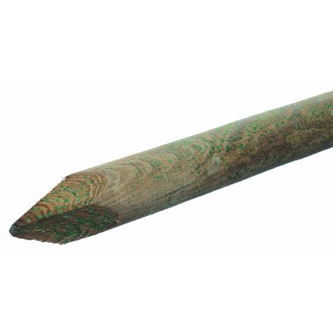 Poste de madera fresada, L.6 x P.6 x H.150 cm Centrale Brico