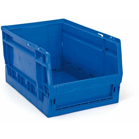 Cubo de basura plegable azul 8,5 L Outifrance (1/4)