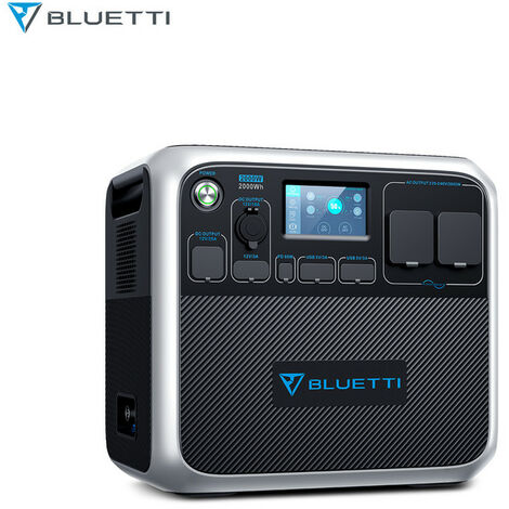 BLUETTI Portable Power Station AC200P 2000Wh LiFePO4 Battery Backup w/ 2 2000W AC Outlets (4800W Peak), Solar Generator for Outdoor Camping, RV Travel, Home Use