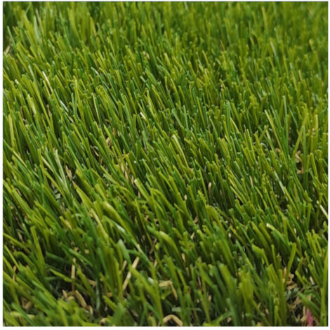 Gazon Synthétique 2X2,5M 25MM Lisse Duveteux Jardin Extérieur Type Quatre-tons