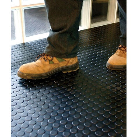 VEVOR – tapis de sol de drainage à emboîtement, carreaux de sol  antidérapants en PVC de 12 x 12, paquet de 55