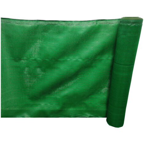 Brise Vue 1,5X50 M 100% Polyamide Occultation 80% Maille D'ombrage Vert