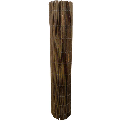 Comercial Candela – Canisse osier 2x3m 100% naturel – Cousu avec fil d'acier – 80% d'occultation – Résistant aux UV et intempéries