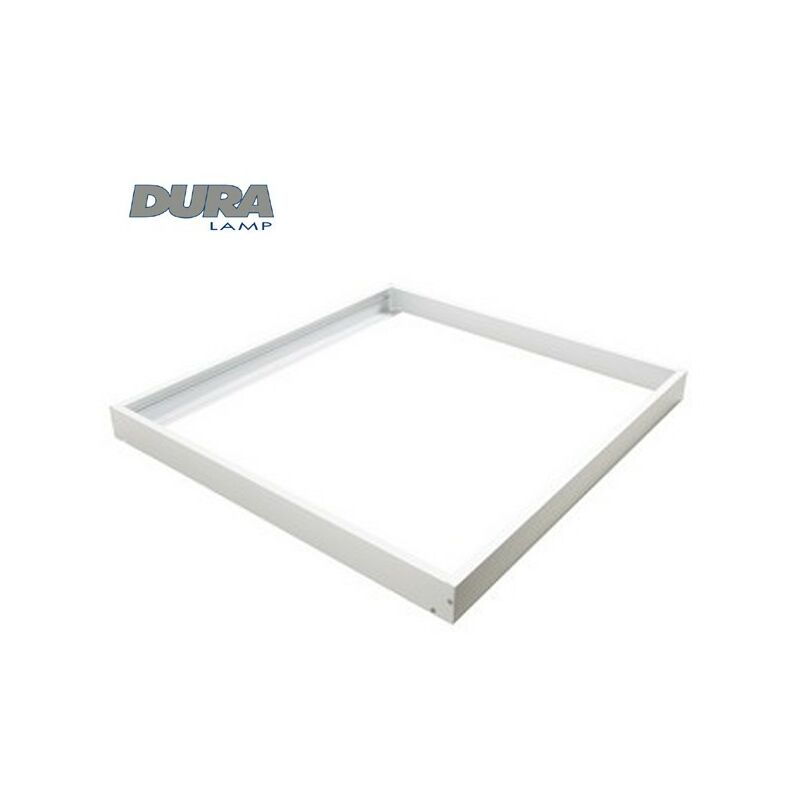 Kit Cornice Da Incasso Per Pannello LED 60x60 Cm - Profilo Alluminio Bianco Con Clip E Viti