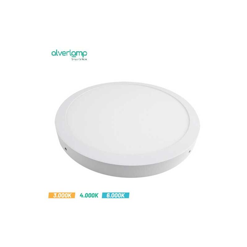 Plafoniera Tonda A Led Montaggio Esterno 18 Watt Luce Naturale 4000k Driver Incluso Forma Circolare In Alluminio Da Soffitto 43266328
