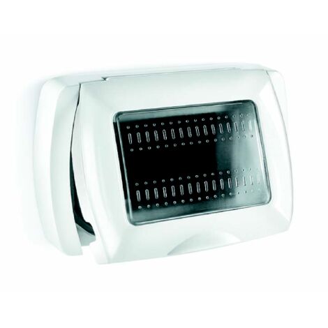 Placca autoportante 503 Elettrocanali my life ip55 bianca