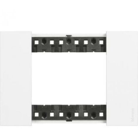Placca 3 moduli NOW bianca