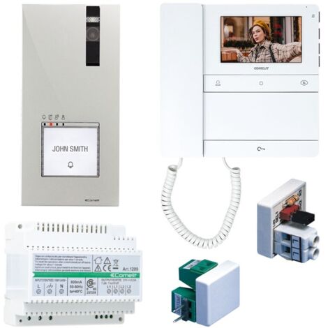 Kit videocitofonico mono quadra e people COMELIT (1/9)